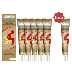 SADOER Hemorrhoid Relief Cream - Herbal Chinese Formula for Men & Women, Fast-Acting Pain & Itch Relief, Soothing Massage Cream for External & Internal Piles, 20g (0.7oz) Medical-Grade Treatment