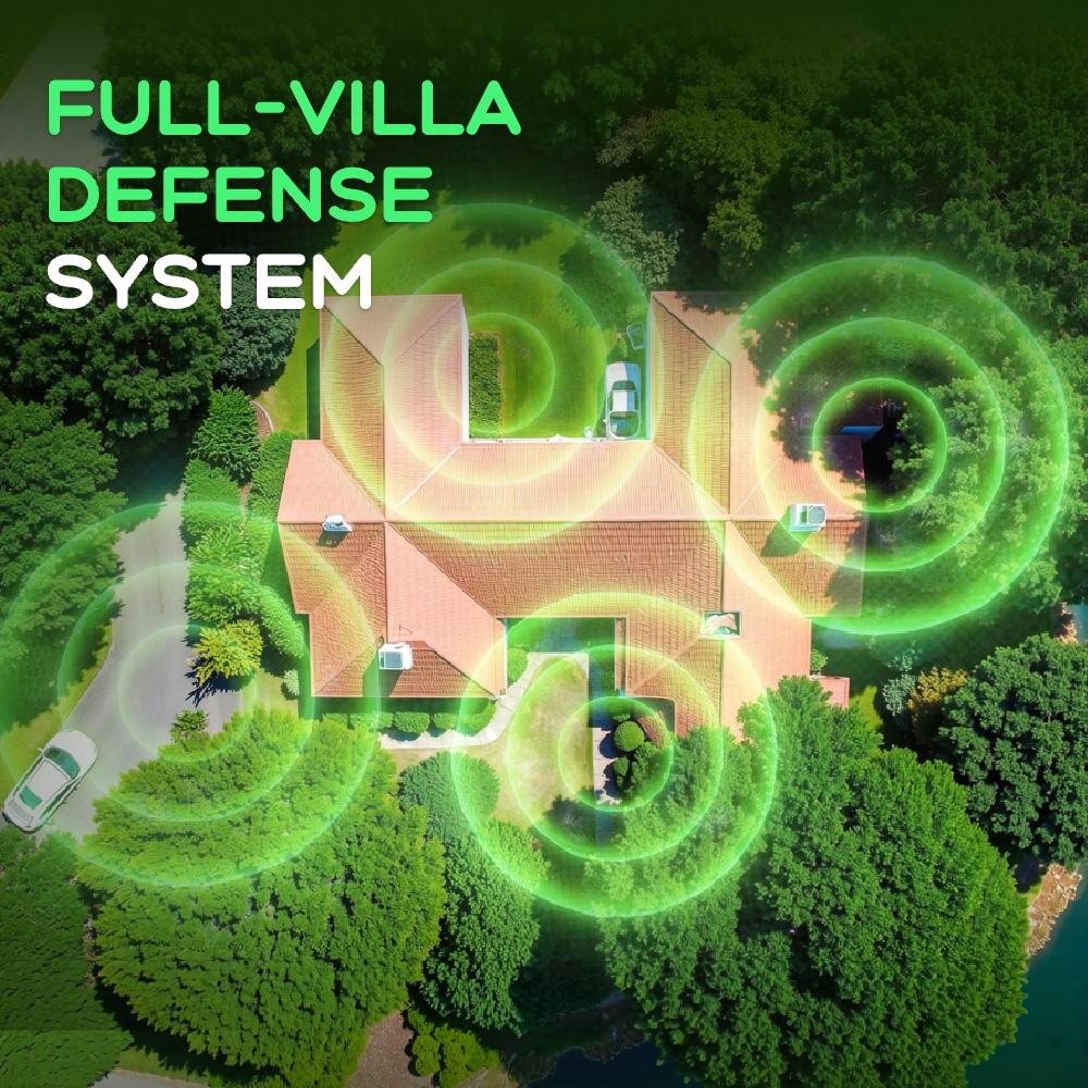 VILLA REPELLER - FLEXTAIL X VOLLYC Smart Heat Mosquito Repellent With Stronger Protection