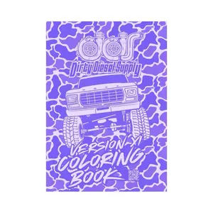Dirty Diesel Supply Version 11 Truck Coloring Book - 175+ pages Unique Designs for Kids & Adults - Over 75 Real Builds from Community Builders - Perfect for Diesel Lovers & Truck Meets