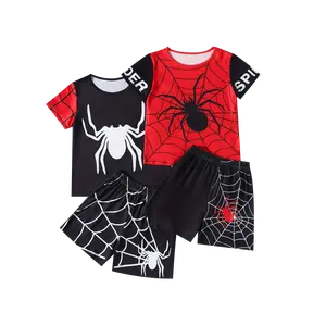 4-piece children's short sleeved set summer new boys' shorts set