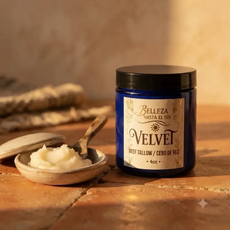 Velvet by belleza hasta el sol beef tallow and manuka honey