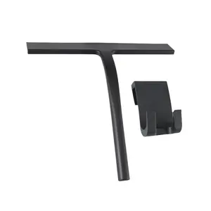 Silicone Glass Wiper with Hook Bathroom Mirror Cleaner Window Squeegee Scraper