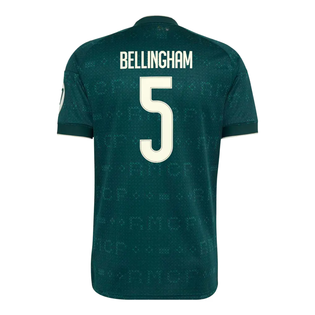Unisex Collectible Sports Apparel Bellingham Shirt Away 2025/26 Player Jersey -  Spain League