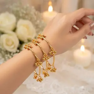 Indian Kashmiri Ghunghroo 3pcs Bangles for Women