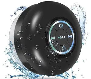 Mini Bluetooth Shower Speaker with LED light
