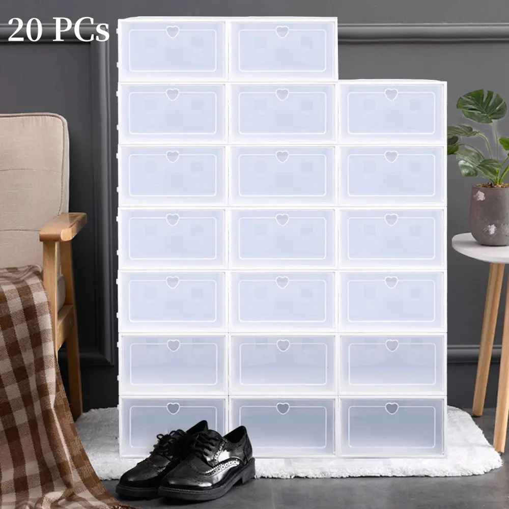 20 Transparent shoe organizers