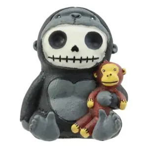 Furrybones Kongo Gorilla King Kong Cute Skeleton Figurine 2.5"Tall Furry Bones