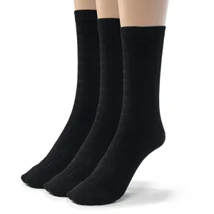 Silky Toes Bamboo Seamless Designed Dress Socks for Boys Girls, 3 or 6 Pk School Uniform Socks