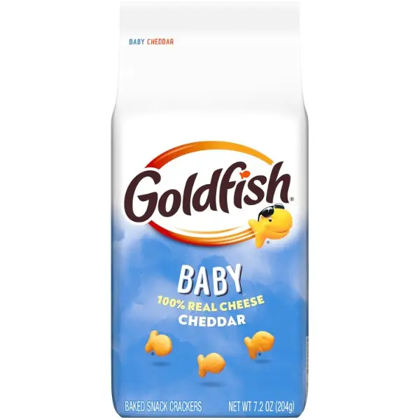 Baby Cheddar Cheese Crackers, 7.2 Oz Bag