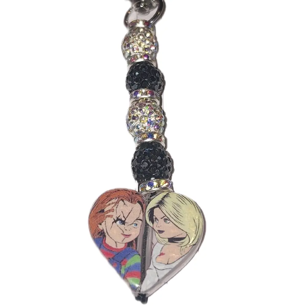 Chucky&Tiff -Bling Cellphone  Smartphone Charm - Bag Clip - Keychain - Accessory
