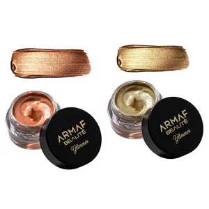ARMAF BEAUTE GLIMMER HIGHLIGHTER - PETRA & FELIS - Net Wt.e 4.2ML / 0.14 fl.oz Bronzer Brush Cosmetic Gel Makeup Powder Blend Radiance