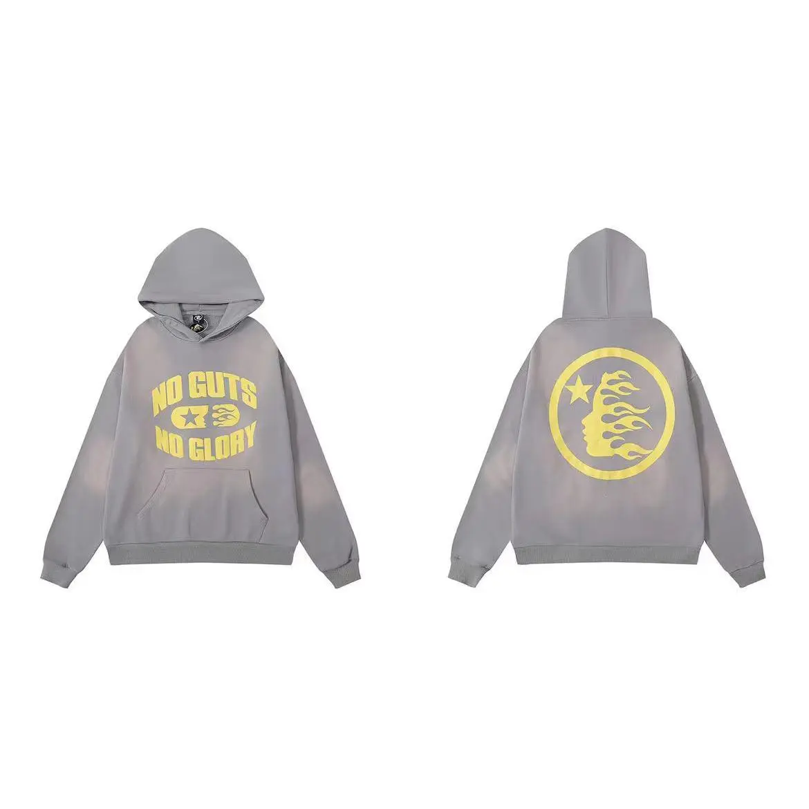 【 Cotton Hoodie 】 DY w10 Dark Grey