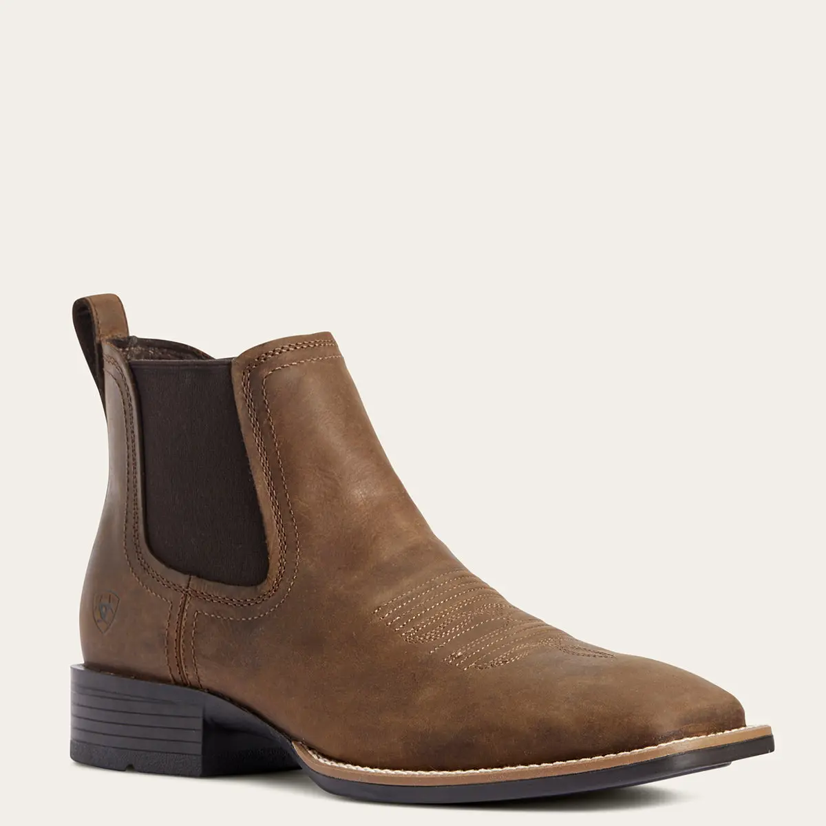 Ariat Booker Brown Chelsea Square Toe Boots