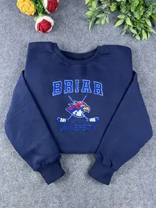 Briar University Logo Embroidered Sweatshirt, Briar U Embroidered Hoodie, Off Campus Series Bookish, Hockey Romance Sweatshirt, Gift for Her