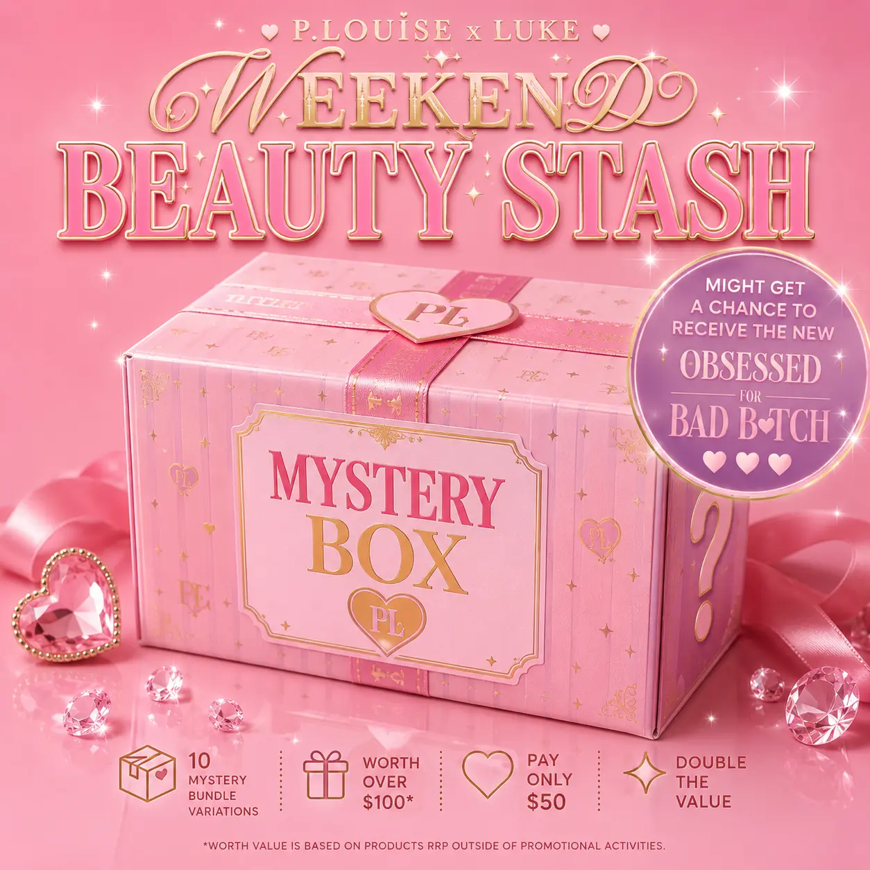 P.Louise x Luke Weekend Beauty Stash