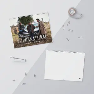 2026 Supernatural Characters Wall Calendar Actor Fan Gift TV Show Calendar Pop Culture Monthly View with January February March Pages