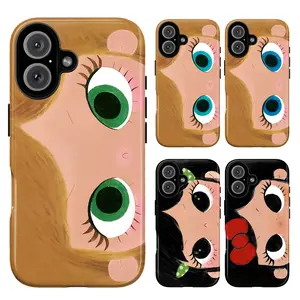 Dreamy INS Glittering Big Eyes Comic Girl Lovely Phone Case, Kawaii Big Eye Anime Cover for iPhone 17 16 15 14 13 12 11 Pro Max X XS & Galaxy S21–S25 Plus Ultra |   Sawako Kuronuma, Cute Y2K Cartoon Girl, Anime Girl, Shoujo Girl |   Gift for Her Women Gir