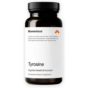 Momentous Tyrosine Capsules - Healthcare Supplement, NSF Certified for Sport, 60 Servings