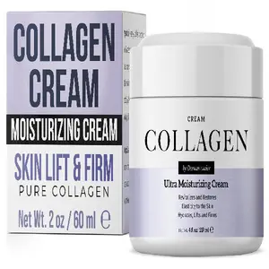 Collagen Face Moisturizer, Ultra Moisturizing Cream for Face, Body & Hands, 24 hours Moisturization, Avoids Wrinkles & Improves the Firmness and Elasticity of the Skin - 120 ml - Pack of 1