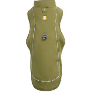 RUFFWEAR Combo Overcoat Fuse 2 in 1 Coat and Harness for Dogs - Cedar Green, XL