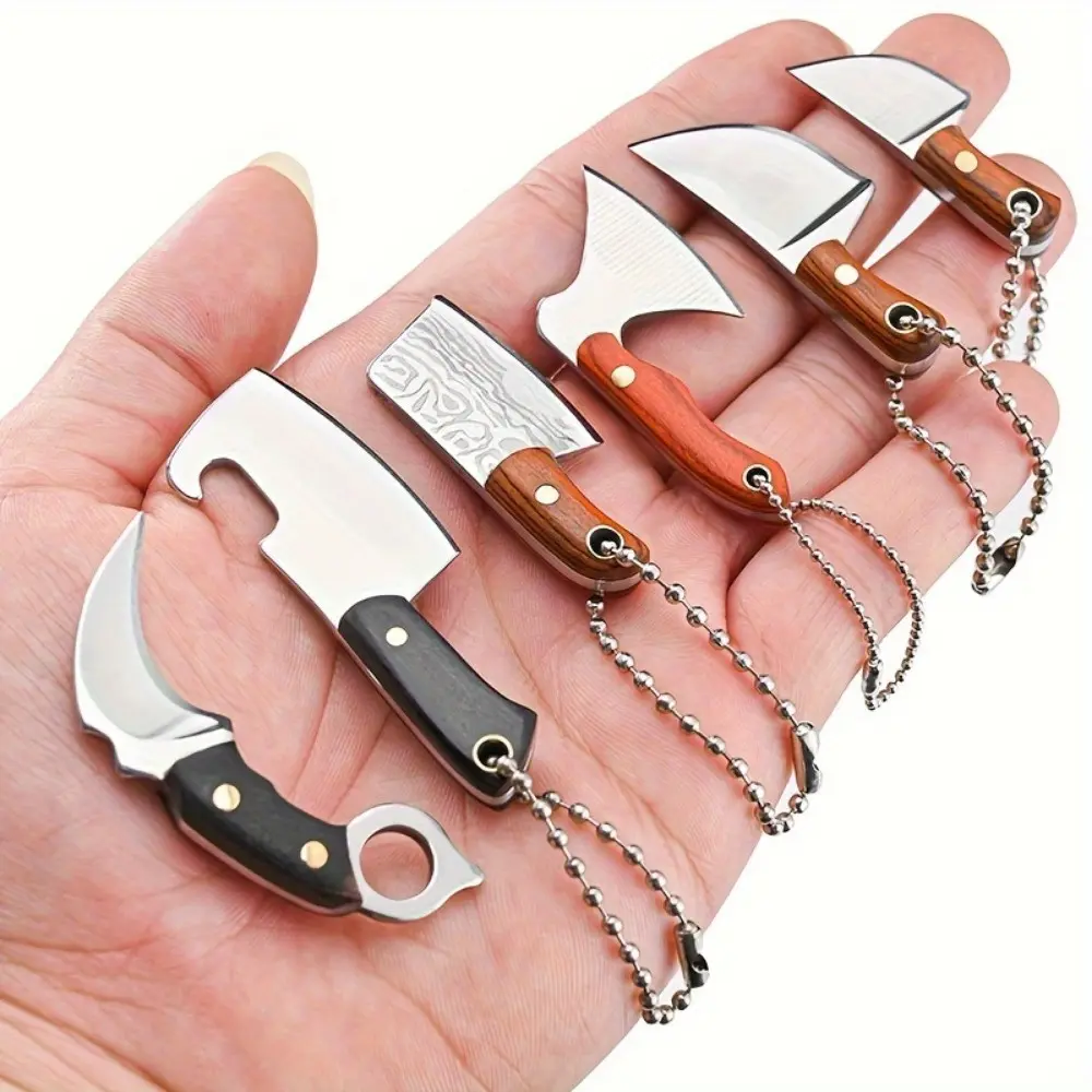 EDC Multi-Tool Pocket Knife, Stainless Steel Tactical Boning Blade with Sheath & Bottle Opener, Portable Survival Gear, Outdoor Survival Supplies & Portable Tool Accessories for Camping, Fishing