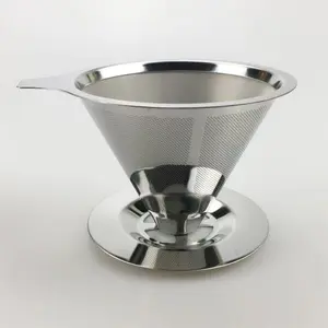 Stainless Steel Mesh Small Size 304 Stainless Coffee Filter Net, Dual Layer Coffee Filter, Durable and Efficient Brewing Tool