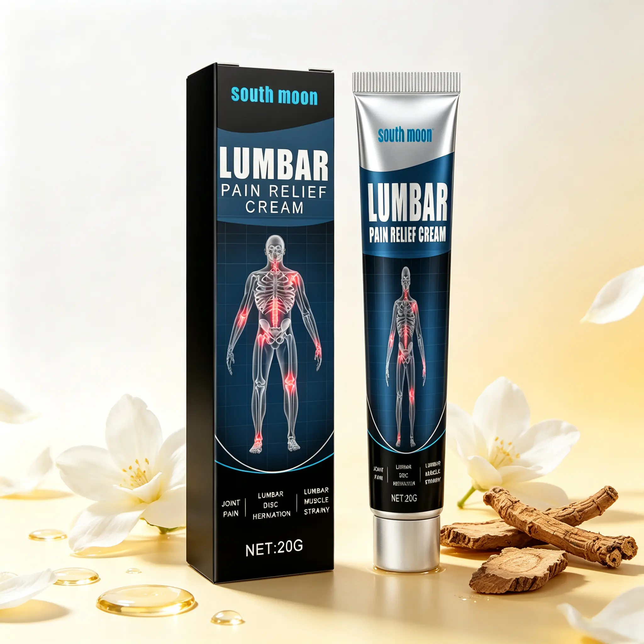 Herbal Body Cream 20g - Natural Gentle Nourishing Soothing Body Moisturizer, Travel-Friendly Size for Daily Comfort & On-the-Go Use