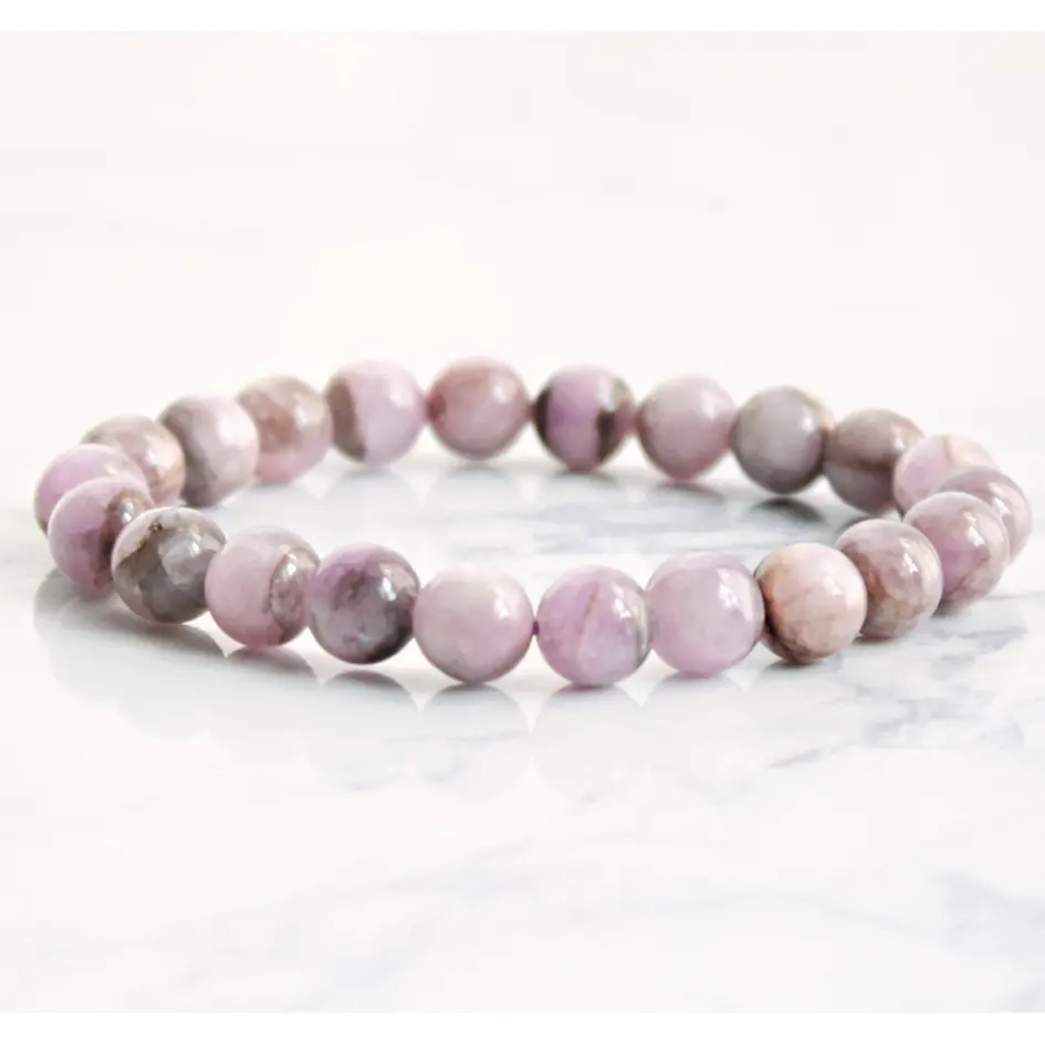 Kunzite Bracelet | Self-Compassion + Heart Healer + Self-Love + Anxiety Relief