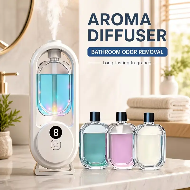 Home Aromatherapy Diffuser, Large-capacity Humidifier, Comes with 5 Essential Oils, Suitable for Hotels, Spas, And Yoga Rooms - Humidifier with 5 Settings, Ideal for Bedroom And Home Relaxation, Compact for Bedroom/living Room, Party Favors