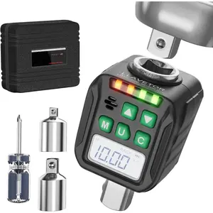 Digital Torque Wrench Adapter Set 1/2" Drive,Electric Wrenches,Snap  Digital Inch Pound Torque Wrench,1/4",3/8" Torque Adapter for , & Automotive (7.4-147.5 Ft-lb/10-200 Nm)