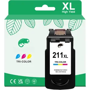 211XL Color Ink  for  211XL Color Ink  Work with PIXMA MP230 MP240 MP250 MP280 MP480 MP490 MP495 MX320 MX330 MX340 iP2702 Printer Ink for Cannon 210 XL Tricolor