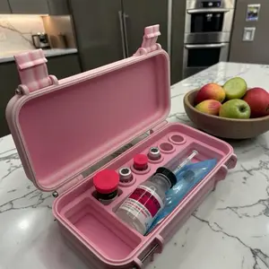 All-in-one Peptide Vial Case. 3/5/10mL Case with Vial adapters