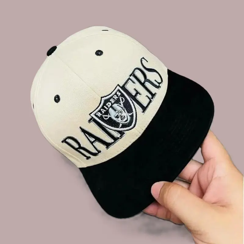 Unisex Graphic Embroidery Flat Visor Baseball Cap Hip Hop Adjustable Snapback Hat