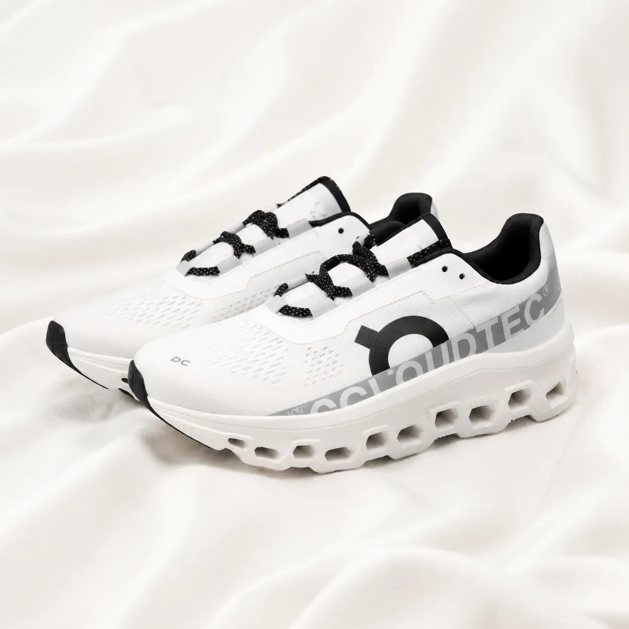 Cloudmonster‑2 Thick‑Sole Trainers Cloud‑Tec Shock‑Absorbing Daily Walking Footwear Breathable Mesh Running Shoes Men Women Cushion Sports Sneakers