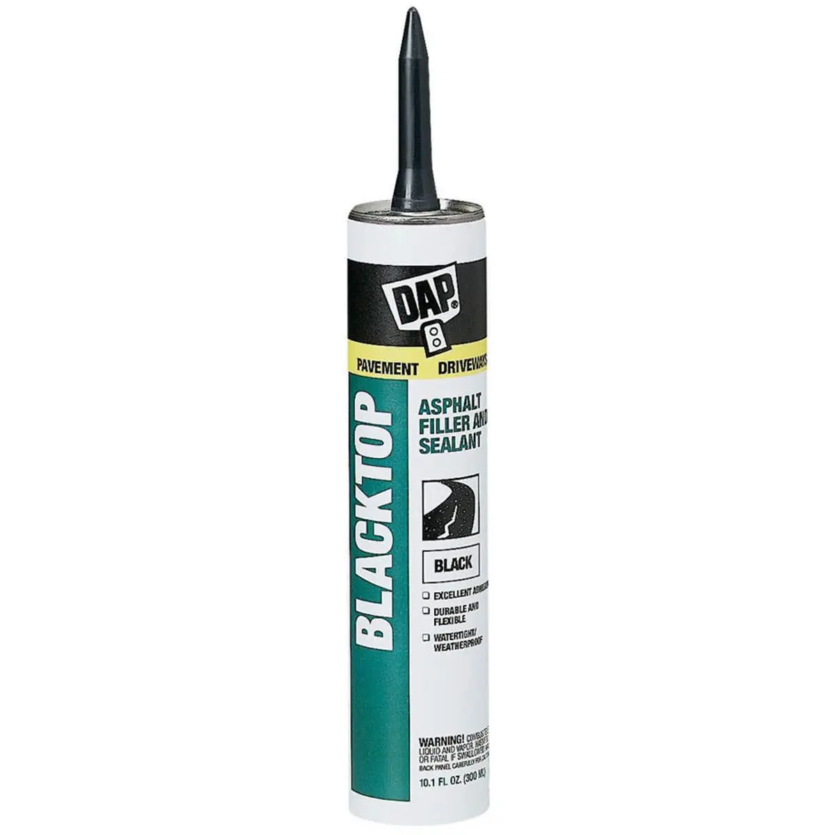 212 MAIN Blacktop Asphalt Filler Sealant 27065 (10.1 fl oz) - Asphalt-Based Durable and Flexible Textured Crack Repair, Low-Solvent Watertight Home Improvement Building Supply for Exterior Driveways, Pavement, Playgrounds, Building Supplies