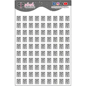 Date Night Icon Planner Stickers, Date Night Tracker, Date Married