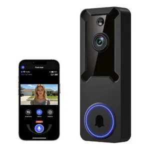 Outdoor Wireless Battery-Powered 1080p Dome Security Camera - 2.4GHz Wi-Fi Only, Night Vision, 2-Way Audio, Smart AI Human Detection, Live Viewing, Cloud Storage (Sold Separately)