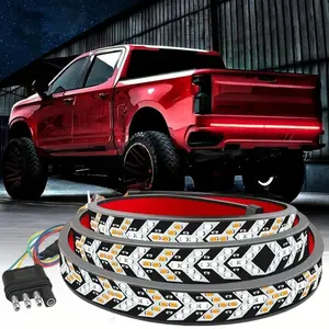 Car LED Tail Light Strip, Car Rear Light Strip, High Brightness Turn Signal Brake Light, Universal Car Exterior Lighting Accessories, Led Car Lights, Led Tailgate Lights