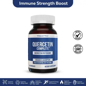 Quercetin Complete with 50X Higher Absorption, Clinically Proven & Patented Quercefit – Most Effective Form of Quercetin – Enhanced Zinc & Vitamin C