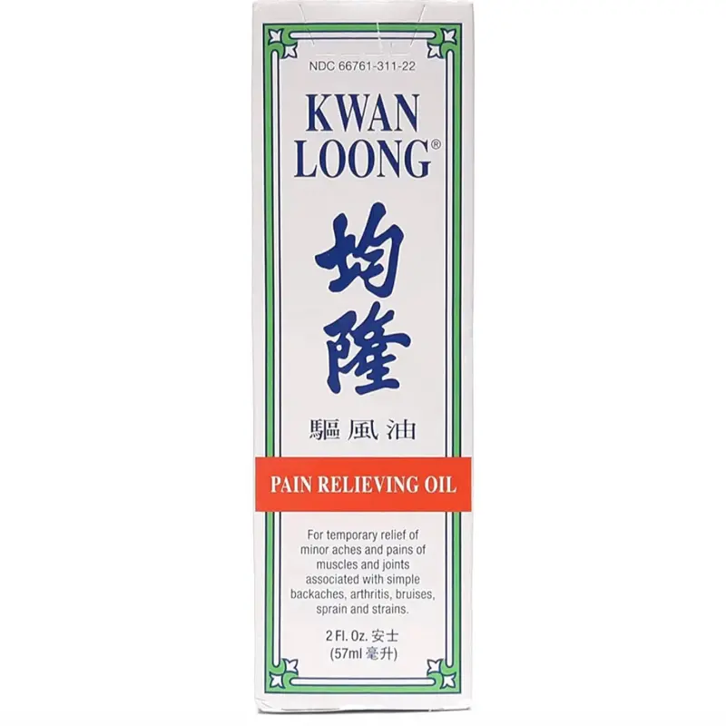 Kwan Loong Medicated Massage Oil for Pain Relieving 2 oz. – Menthol Oil –1 bottle ( Thailand Version)