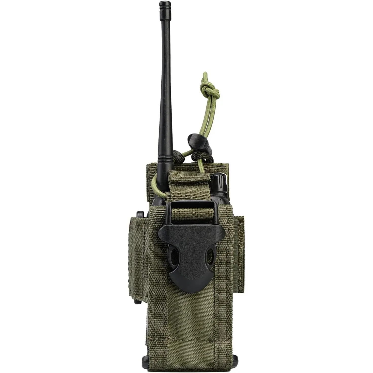 L-HPS008 Adjustable MOLLE Radio Pouch - Universal Walkie Talkie Holster for Duty Belt, Tactical Holder Compatible with Baofeng, Motorola Devices