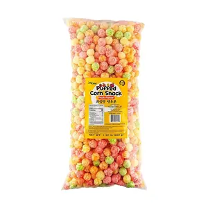 JAYONE Korean Puffed Corn Balls - Fruity Flavored Snack, 600g Bulk Pack, Crispy & Crunchy Sweet Corn Puffs JAYONE Korean Puffed Corn Balls - Fruity Flavored Snack, 600g Bulk Pack, Crispy & Crunchy Sweet Corn Puffs