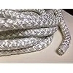 1/8" Wood Stove Door Gasket or Wick Round Fiberglass Rope Seal (8 ft. roll) High Density