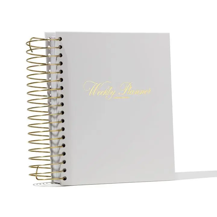 Weekly Planner Hard Copy – Undated Weekly Goal & Productivity Organizer Journal for Work, School & Personal Planning