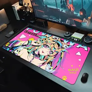 Sexy Girl Cartoon Anime Mouse Pad, Large XXL Gaming Desk Mat with Non-Slip Rubber Base, Extended Keyboard Mousepad for PC Office Study Setup ideal gift