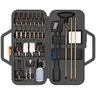 Elite Universal Iron Gun Cleaning Tool Kit Set - Caliber Match for .22, .357/9MM, .30, .40, .45, .243, .270, 12GA, 20GA, Threaded Rods Grip Tight for Control, 9x Brass Brushes, 1x Chamber Brush, 1x Adapter, Slot Storage, Portable Case, Durable Accessories