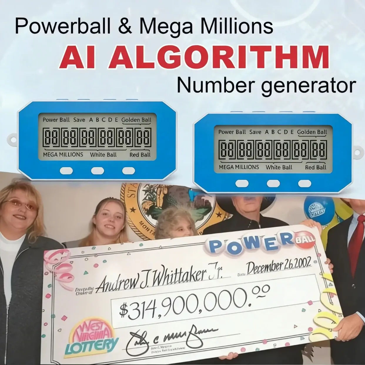 AI-Powered Lottery Number Generator | Professional Lottery Picker | Smart Number Selector Tool | Intelligent Lottery Assistant | Instant Quick Pick | Pocket-Sized Keychain Accessory