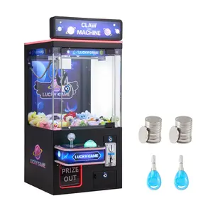 【DealsForYouDays】VEVOR Claw Crane Machine, Medium-Sized Arcade Game Machine with Light & Sound, Adjustable Steel Claws, Precise Toy Candy Grabber Prize Dispenser Vending Toy, for Commercial Home Cinema, Black Purple
