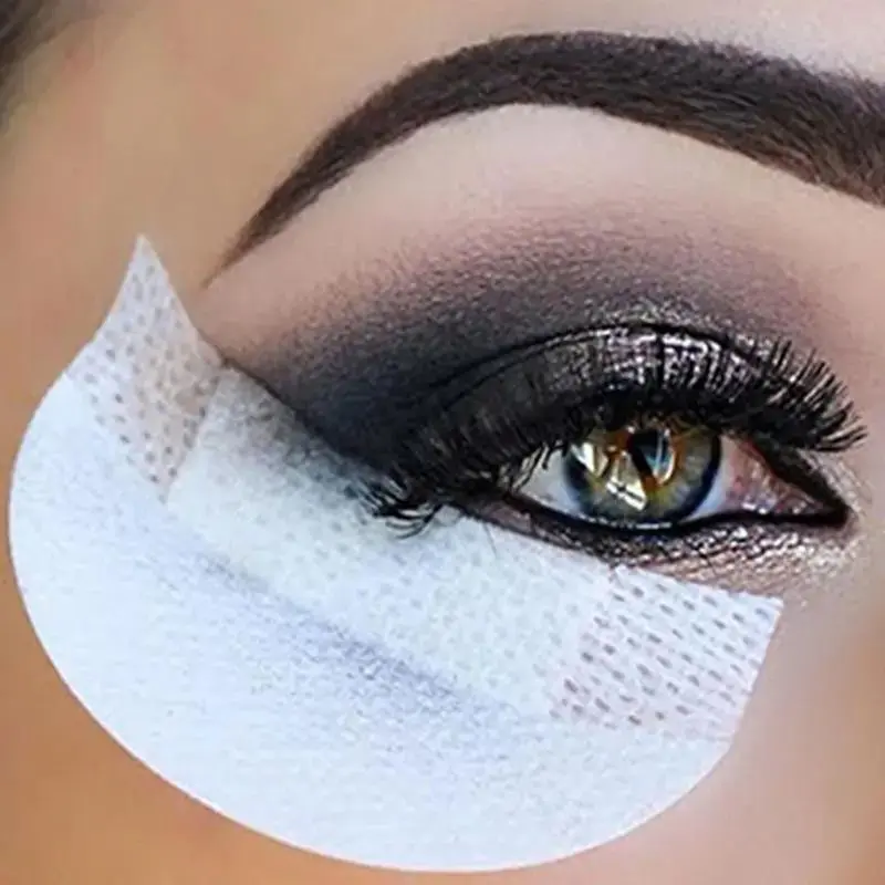 50pcs Eyeliner Shield for Eyeshadow, Disposable Lint-Free Pads, False Eyelash Extension Cosmetic Makeup Tool, Protective Eyeshadow Shields, Cosmetics Makeup Tool