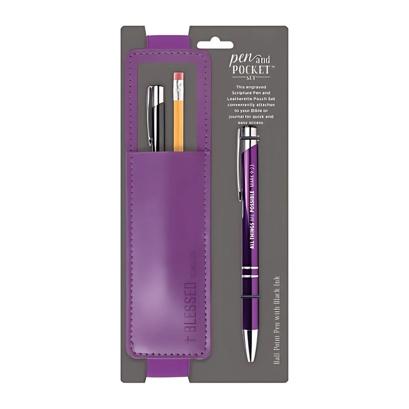 Write with Purpose – All Things Are Possible Pen & Pocket Set (Mark 9:23)